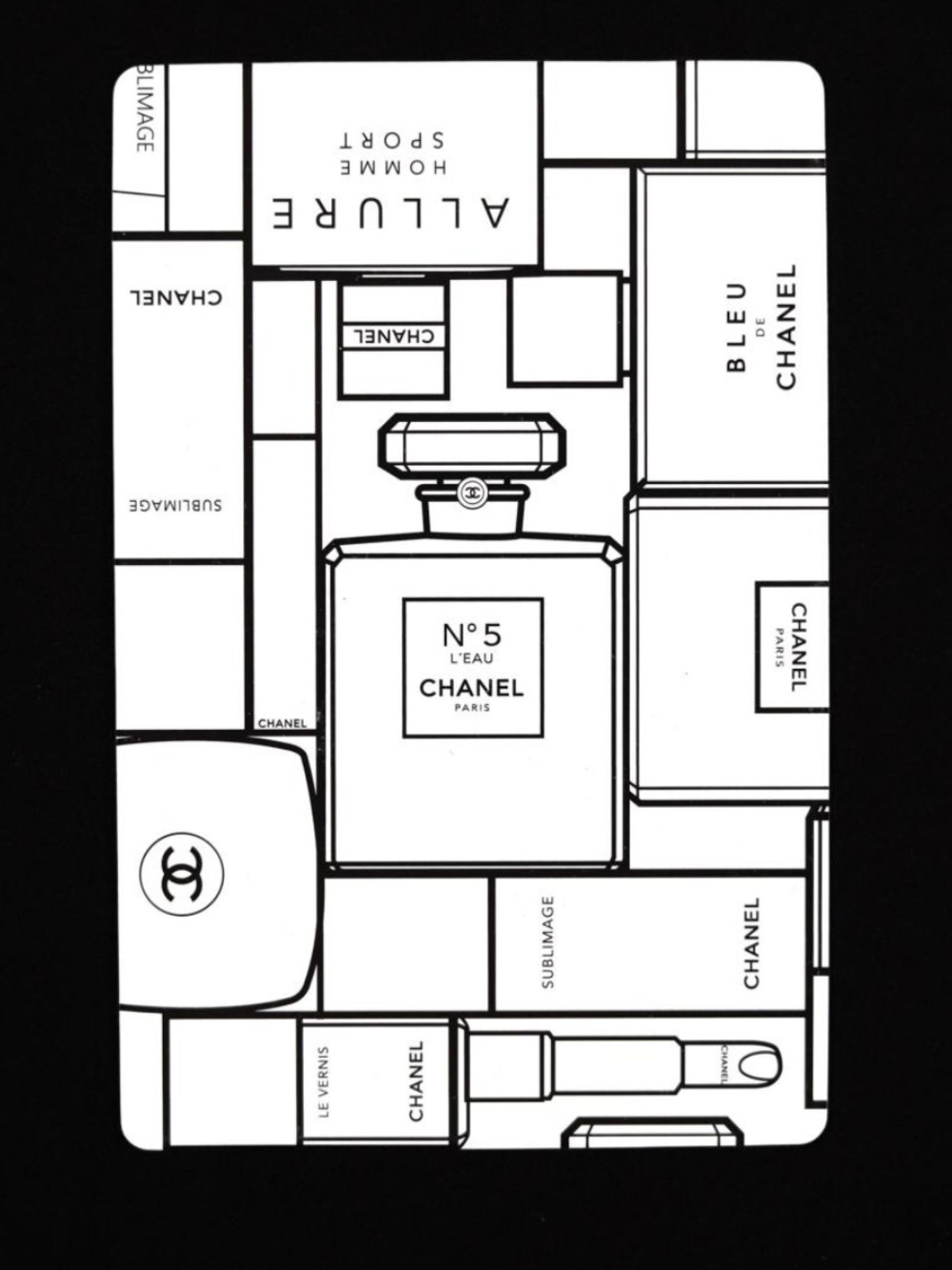 Chanel (7) playing card